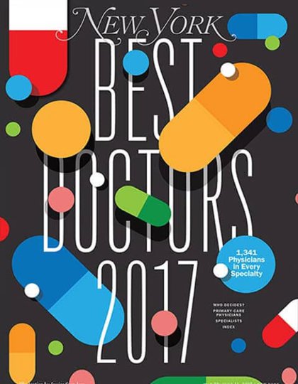 New York Best Doctor 2017 magazine cover